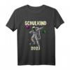 Kinder Schulkind 2023 Astronaut Weltall Weltraum Einschulung T-Shirt – Lustiges Outfit für den Schulstart & Partygag bei der Einschulungsfeier