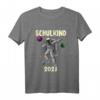 Kinder Schulkind 2023 Astronaut Weltall Weltraum Einschulung T-Shirt – Lustiges Outfit für den Schulstart & Partygag bei der Einschulungsfeier