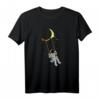 Weltraum Kosmonaut Geschenk Mond Schaukel Astronaut T-Shirt – Perfektes Geschenk für Raumfahrt-Fans, Astronomie Nerds & Kinder zu Weihnachten & Geburtstag