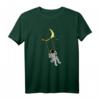 Weltraum Kosmonaut Geschenk Mond Schaukel Astronaut T-Shirt – Perfektes Geschenk für Raumfahrt-Fans, Astronomie Nerds & Kinder zu Weihnachten & Geburtstag