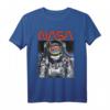 NASA Vintage Astronaut Moon Walk Reflection Graphic T-Shirt - Offizielles NASA Merchandise für Raumfahrtfans