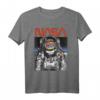 NASA Vintage Astronaut Moon Walk Reflection Graphic T-Shirt - Offizielles NASA Merchandise für Raumfahrtfans