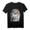 Cat In Space T-Shirt - Fun Astronaut Cat Design for Men, Women & Kids, Perfect for Birthdays, Holidays & Summer Vacation