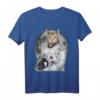 Cat In Space T-Shirt - Fun Astronaut Cat Design for Men, Women & Kids, Perfect for Birthdays, Holidays & Summer Vacation
