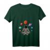 Damen Astronaut Yoga T-Shirt im Universum - Weltraum Galaxie Yoga Shirt für Yogapartner, Yogalehrer & Yoga-Enthusiasten