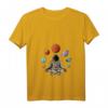 Damen Astronaut Yoga T-Shirt im Universum - Weltraum Galaxie Yoga Shirt für Yogapartner, Yogalehrer & Yoga-Enthusiasten
