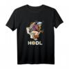 Cryptocurrency Talk BNB Binance HODL Space Man On Toilet T-Shirt – Lustiges Crypto-Shirt für Binance und Altcoin Fans