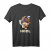 Cryptocurrency Talk BNB Binance HODL Space Man On Toilet T-Shirt – Lustiges Crypto-Shirt für Binance und Altcoin Fans