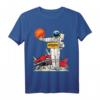 Mission To Mars Astronaut T-Shirt für Frauen & Männer - Lustiges Grafik T-Shirt für Weltraumfans & Raumfahrtliebhaber