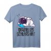 Offizielles Astronaut Schlafshirt Pyjama Nachthemd – Lustiges Geschenk für Damen, Herren und Teenager zum Schlafen, Relaxen & Geburtstag