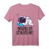 Offizielles Astronaut Schlafshirt Pyjama Nachthemd – Lustiges Geschenk für Damen, Herren und Teenager zum Schlafen, Relaxen & Geburtstag