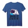 Offizielles Astronaut Schlafshirt Pyjama Nachthemd – Lustiges Geschenk für Damen, Herren und Teenager zum Schlafen, Relaxen & Geburtstag
