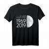 50 Jahre Apollo 11 Mondlandung T-Shirt – Jubiläum, Raumfahrt & Astronauten Geschenk für Männer, Frauen & Kinder