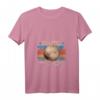 Damen Vintage Never Forget Pluto - Lustiges Retro Astronomie Space T-Shirt mit V-Ausschnitt, perfekt für Space Nerds und Astronomie-Fans