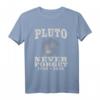 Pluto Never Forget - Lustiges Astronomie & Planeten T-Shirt als Geschenk zum Geburtstag oder Weihnachten für Sternenbeobachter und Pluto-Liebhaber