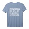 Lustiges Introvertiertes Astronomie T-Shirt – Perfekt für Diskussionen & als Geschenk für Astronomie-Fans