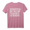 Lustiges Introvertiertes Astronomie T-Shirt – Perfekt für Diskussionen & als Geschenk für Astronomie-Fans