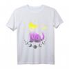 Non-Binary Pride T-Shirt mit Astronomie und Katze - Buntes Design in Pride-Flaggenfarben für LGBTQ+ Community