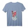 Damen Astronaut im Weltall T-Shirt mit V-Ausschnitt - Perfekt für Weltraumfans, Astronomie-Enthusiasten & als Geschenk zu Weihnachten & Geburtstag