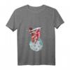 Damen Astronaut im Weltall T-Shirt mit V-Ausschnitt - Perfekt für Weltraumfans, Astronomie-Enthusiasten & als Geschenk zu Weihnachten & Geburtstag