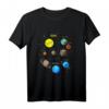 Sonnensystem Planeten Astronomie T-Shirt – Perfektes Geschenk für Astronomen, Nerds & Weltraumfans zu Weihnachten & Geburtstag