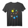 Sonnensystem Planeten Astronomie T-Shirt – Perfektes Geschenk für Astronomen, Nerds & Weltraumfans zu Weihnachten & Geburtstag