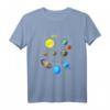 Sonnensystem Planeten Astronomie T-Shirt – Perfektes Geschenk für Astronomen, Nerds & Weltraumfans zu Weihnachten & Geburtstag