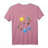 Sonnensystem Planeten Astronomie T-Shirt – Perfektes Geschenk für Astronomen, Nerds & Weltraumfans zu Weihnachten & Geburtstag
