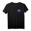 NASA Shirt mit Brust Meatball Logo - Trendiges Raumfahrt T-Shirt für Sci-Fi Fans, Astronomen & Space Enthusiasten, Perfektes Geschenk