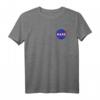 NASA Shirt mit Brust Meatball Logo - Trendiges Raumfahrt T-Shirt für Sci-Fi Fans, Astronomen & Space Enthusiasten, Perfektes Geschenk