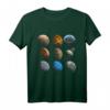 Sonnensystem Planeten Astronomie Astrophysik T-Shirt – Für Kinder und Erwachsene, mit allen Planeten, Kometen & Asteroiden