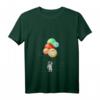 Astronaut Planeten Ballons Weltall T-Shirt mit V-Ausschnitt – Lustiges Design für Raumfahrt- und Astronomie-Fans