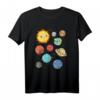 Buntes Planeten Astronomen Geschenk für Kinder - T-Shirt für Astronomie, Wissenschaft & Nerds, perfekt zu Weihnachten & Geburtstag