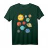 Buntes Planeten Astronomen Geschenk für Kinder - T-Shirt für Astronomie, Wissenschaft & Nerds, perfekt zu Weihnachten & Geburtstag