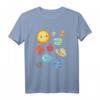 Buntes Planeten Astronomen Geschenk für Kinder - T-Shirt für Astronomie, Wissenschaft & Nerds, perfekt zu Weihnachten & Geburtstag