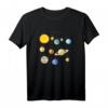 Sonnensystem Shirt Astronomie Planeten - Weltraum T-Shirt für Astronomie- und Galaxie-Liebhaber, perfektes Geschenk für Weltraumfans