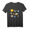 Sonnensystem Shirt Astronomie Planeten - Weltraum T-Shirt für Astronomie- und Galaxie-Liebhaber, perfektes Geschenk für Weltraumfans