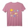 Sonnensystem Shirt Astronomie Planeten - Weltraum T-Shirt für Astronomie- und Galaxie-Liebhaber, perfektes Geschenk für Weltraumfans