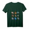 Damen Sonnensystem Planeten Astronomie Astrophysik T-Shirt mit V-Ausschnitt – Perfektes Geschenk für Weltraum- und Wissenschaftsbegeisterte