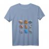 Damen Sonnensystem Planeten Astronomie Astrophysik T-Shirt mit V-Ausschnitt – Perfektes Geschenk für Weltraum- und Wissenschaftsbegeisterte