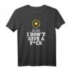 I Don't Give A Fck - Lustiges geozentrisches Astronomie T-Shirt für Skeptiker, Theorie-Anhänger & Wissenschaftsfreunde