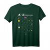 A bis Z Lustiges Astronomie-Liebhaber T-Shirt für Weltraumfans, Astronomen & Wissenschaftslehrer