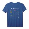 A bis Z Lustiges Astronomie-Liebhaber T-Shirt für Weltraumfans, Astronomen & Wissenschaftslehrer