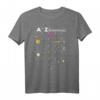 A bis Z Lustiges Astronomie-Liebhaber T-Shirt für Weltraumfans, Astronomen & Wissenschaftslehrer