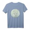 Katzenkopf im Mond Astronomie T-Shirt - Perfektes Geschenk für Katzen- und Weltraumfans zu Weihnachten, Halloween oder Geburtstag