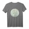 Katzenkopf im Mond Astronomie T-Shirt - Perfektes Geschenk für Katzen- und Weltraumfans zu Weihnachten, Halloween oder Geburtstag