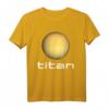 Sonnensystem Saturn Mond Titan Astronomie Weltraum T-Shirt - Perfektes Geschenk für Astronomie- und Weltraumfans
