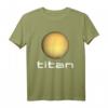 Sonnensystem Saturn Mond Titan Astronomie Weltraum T-Shirt - Perfektes Geschenk für Astronomie- und Weltraumfans