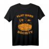Flat Mars Society Shirt mit Globus und Planeten - Flache Erde Theorie, Sarkastisches Weltraum Forscher T-Shirt, Geschenk für Wissenschaftler & Sci-Fi Fans