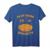 Flat Mars Society Shirt mit Globus und Planeten - Flache Erde Theorie, Sarkastisches Weltraum Forscher T-Shirt, Geschenk für Wissenschaftler & Sci-Fi Fans